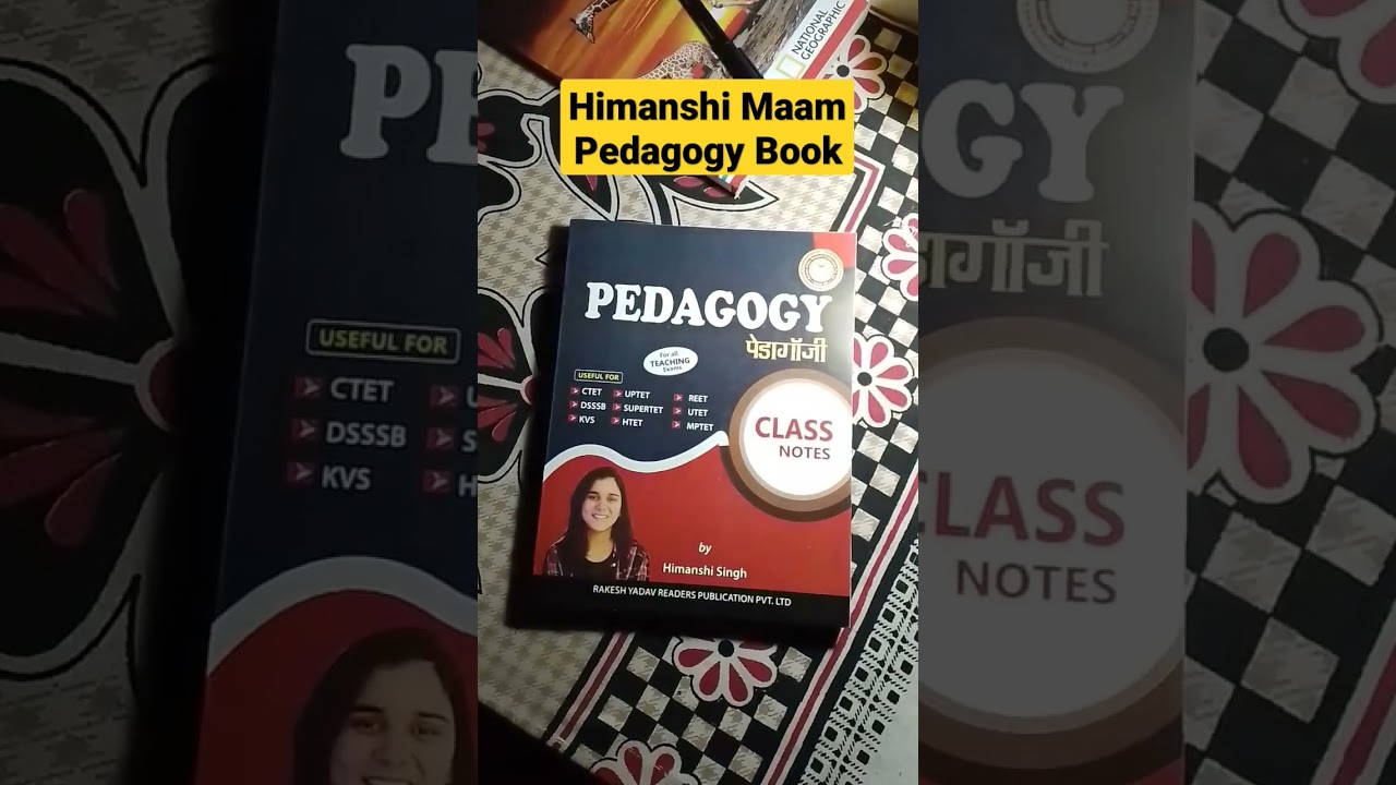 Himanshi Singh Pedagogy Best Book #uptet #ctet #kvs #exam #nvs #study