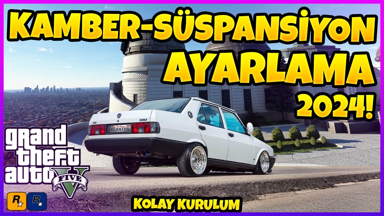 KAMBER MODU | BASMA-KALDIRMA | SÜSPANSİYON AYARLAMA MODU | GTA 5 KAMBER MODU | GTA 5 ARAÇ BASMA MODU