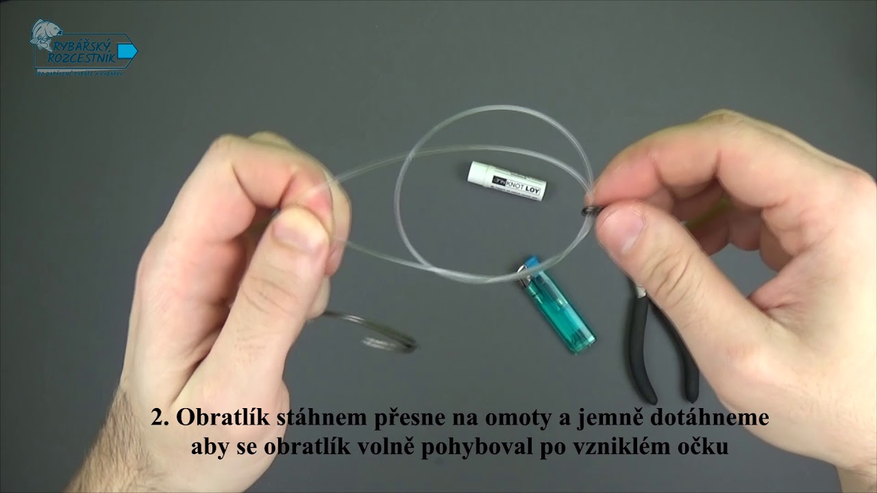 Vázání montáže (na sumce) ze silnějšího průměru fluorocarbonu