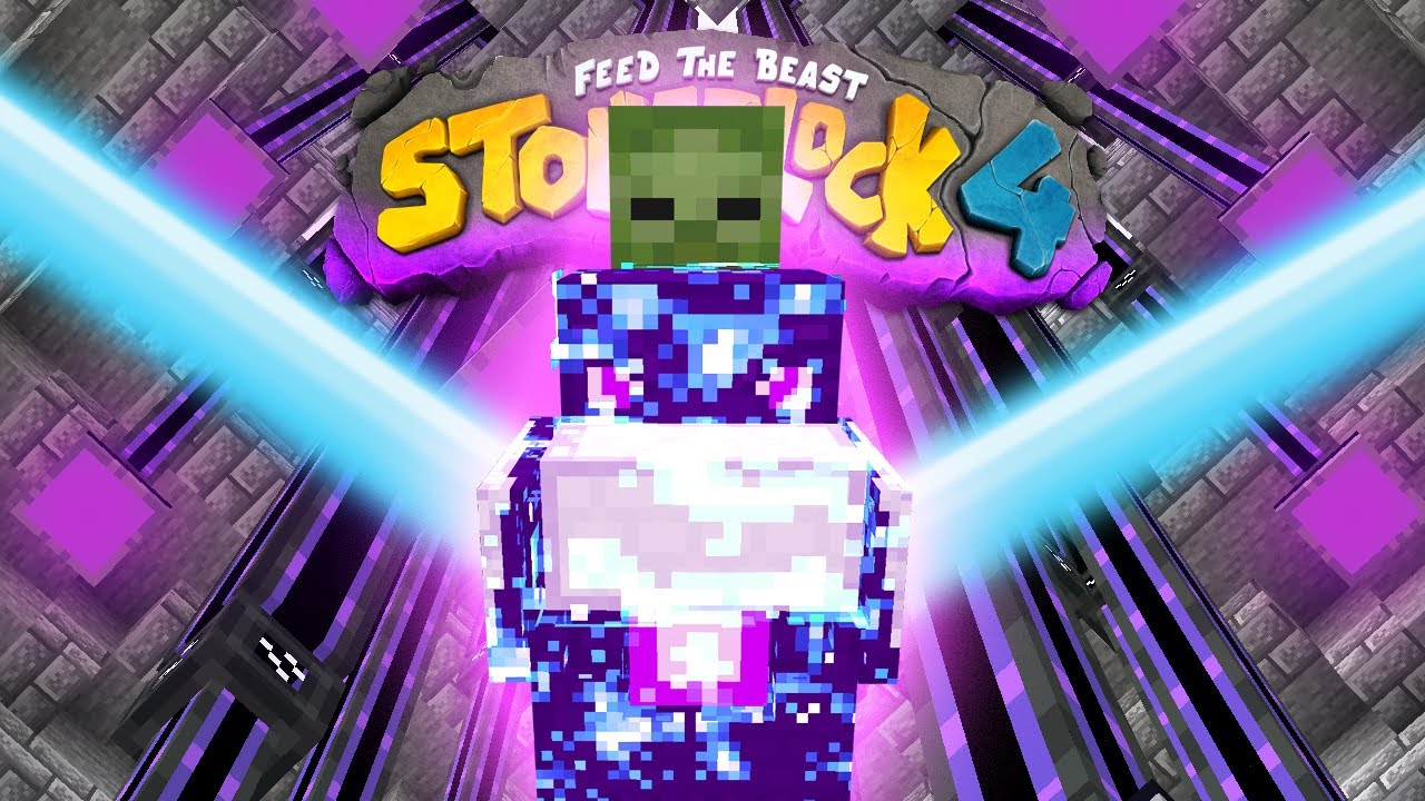 Stoneblock 4 Minecraft Modpack EP14 Mighty Ender Chicken and AE2 Autocrafting Build