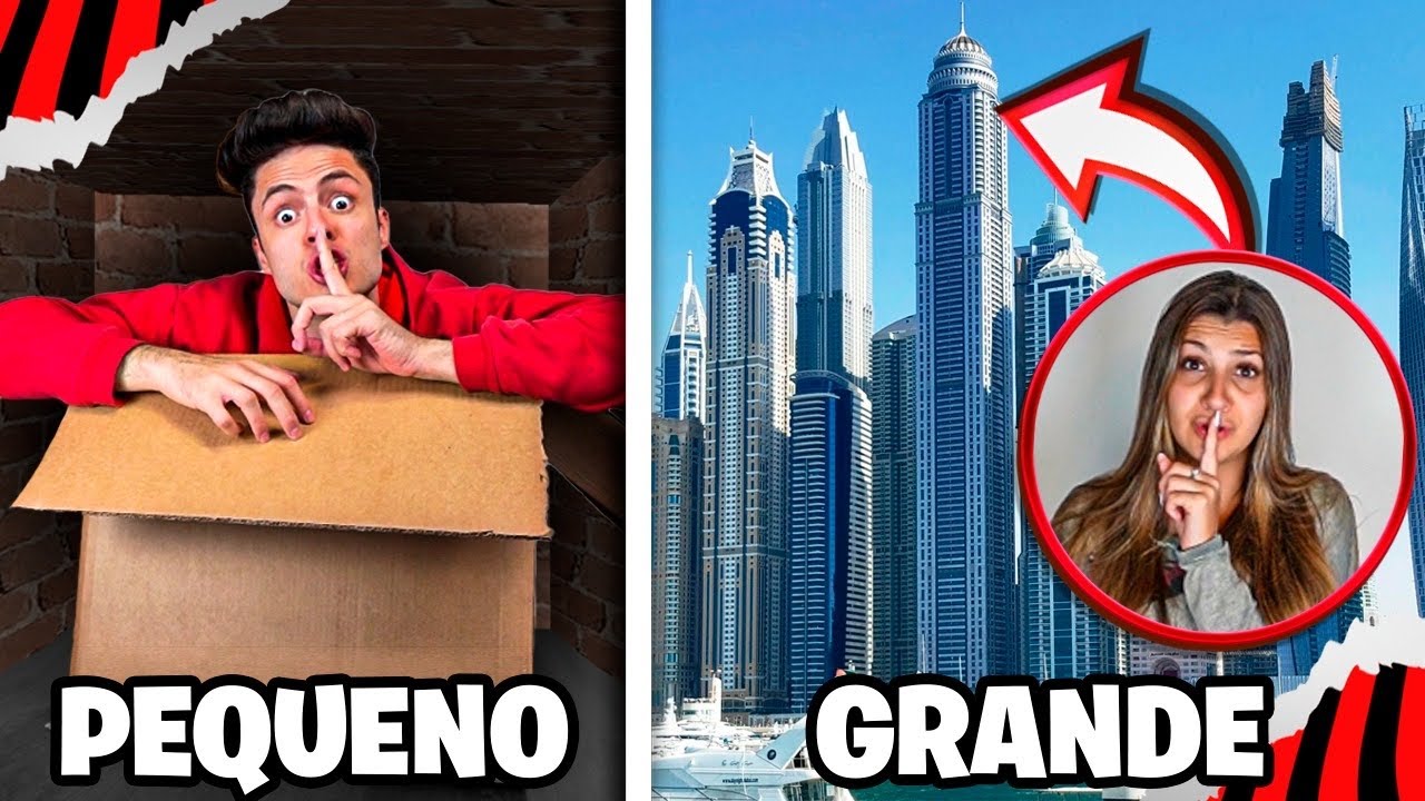 ESCONDE ESCONDE PEQUENO VS GIGANTE!