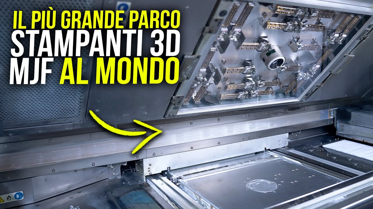 DENTRO il più GRANDE IMPIANTO di STAMPANTI MJF al MONDO!
