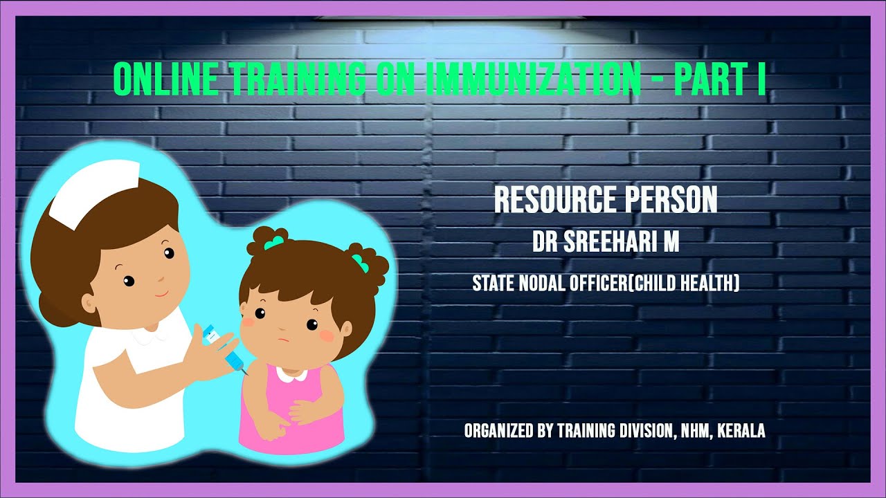 Online training on Immunization - Part I