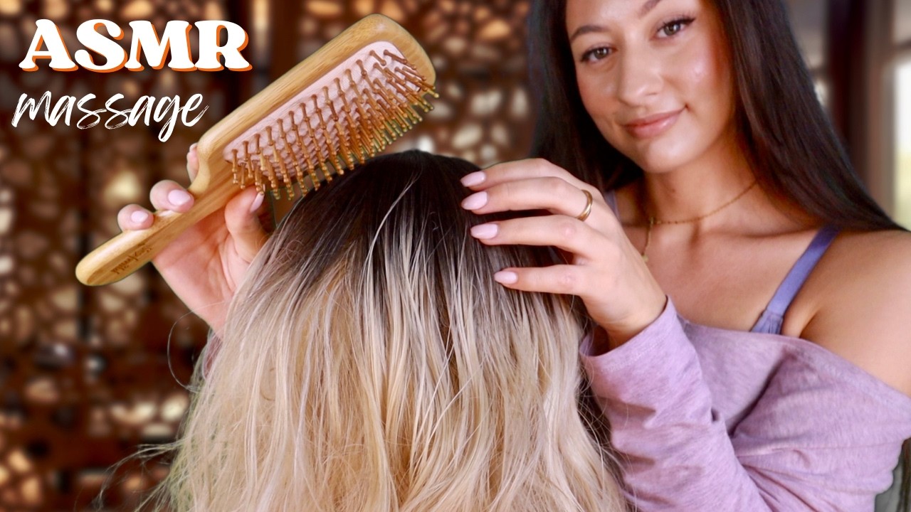 ASMR Giving You A Head Massage 😴 Head Tingles & Scalp Scratching For Sleep