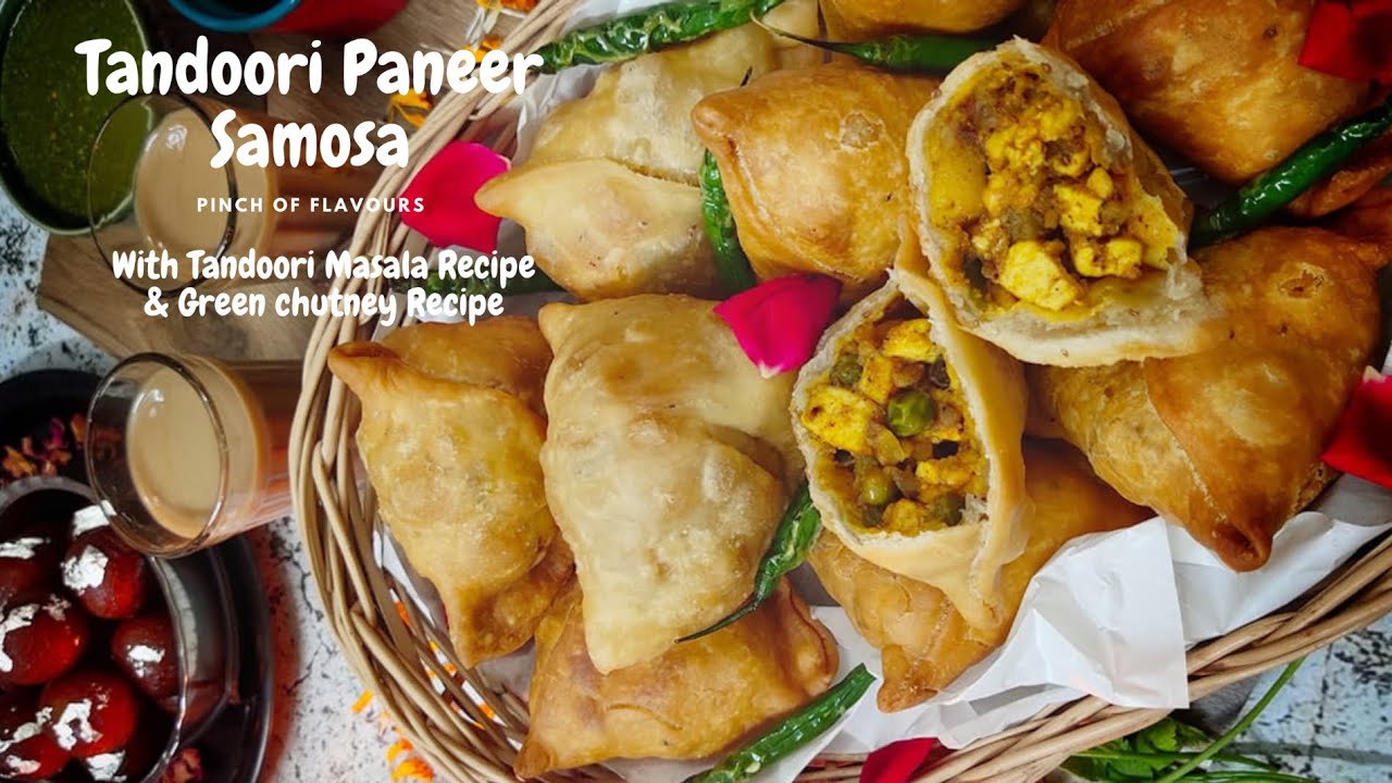 Tandoori Paneer Samosa Recipe | Homemade Samosa