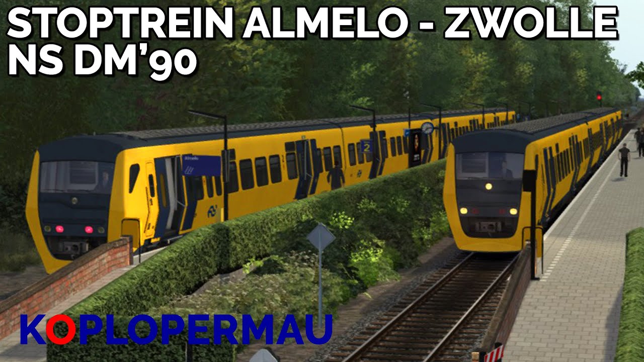 Train Simulator Classic: DM'90 als Stoptrein van Almelo naar Zwolle!
