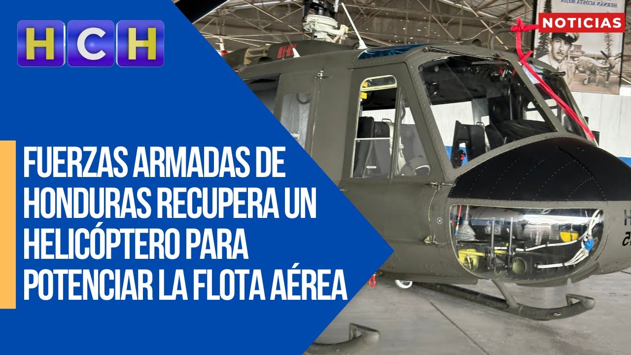 Fuerzas Armadas de Honduras recupera un helicóptero para potenciar la flota aérea