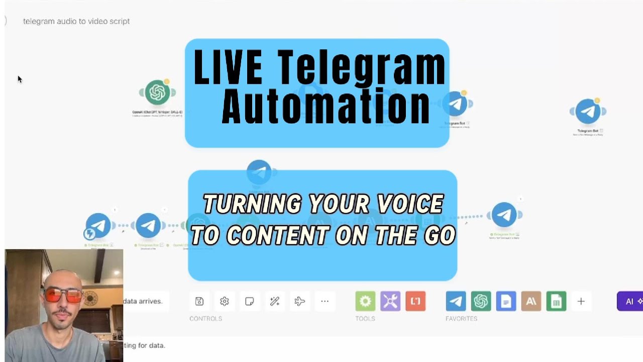 Telegram to Content: AI Automation Magic for Busy Creators