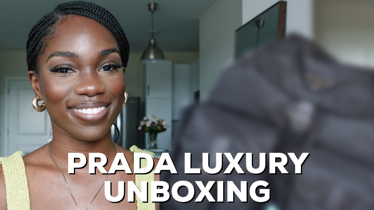 Распаковка роскошной вещи Prada | Моя первая распаковка роскошной вещи