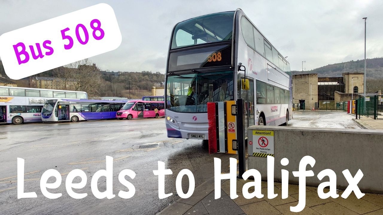 Warning ⚠️| Passenger call just to spice up things | Bus 508 Leeds to Halifax | February 2026