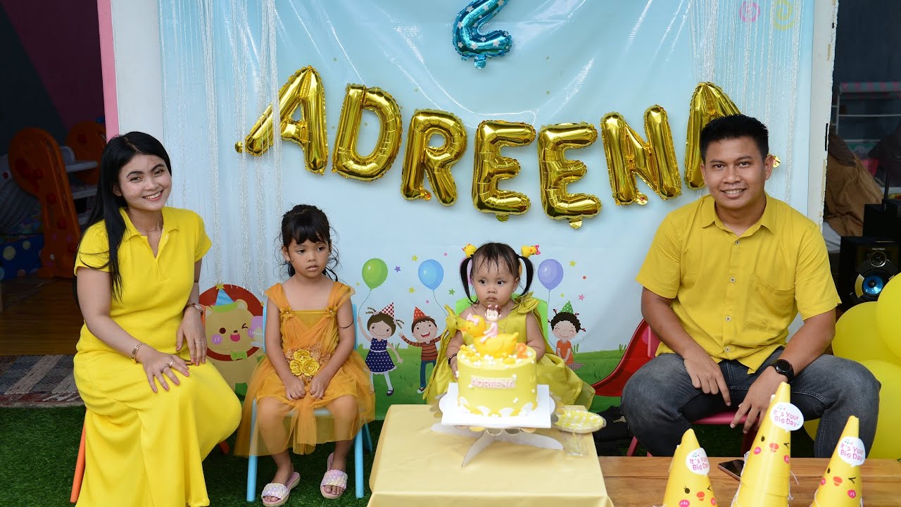 ULANGTAHUN ADREENA MAZAYA SALSHABILLA KE-2 DI SUKA SUKA PLAYGROUND 