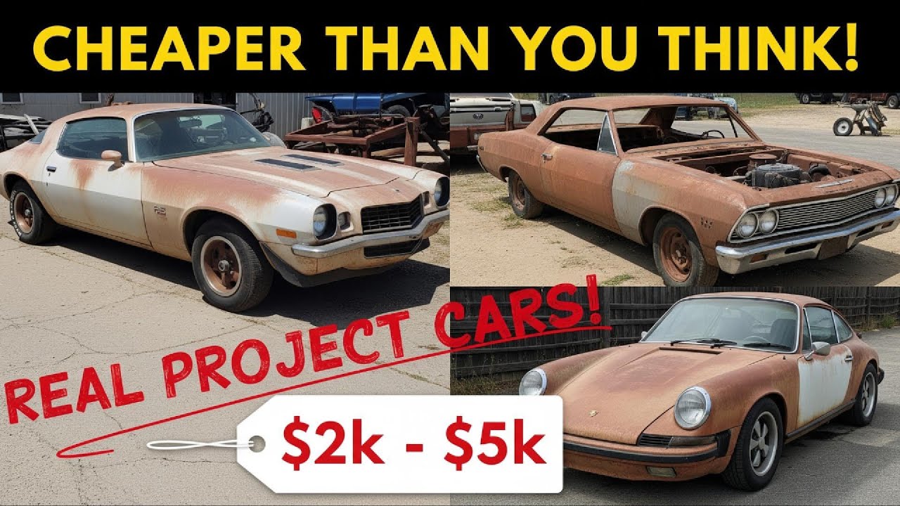 Real Project Cars for Sale Under $5K | Classic Cars You Don’t See Anymore!