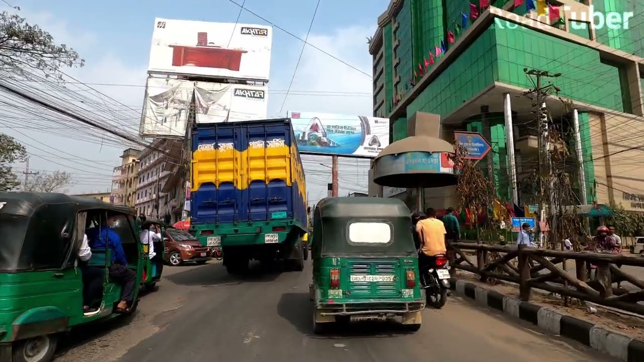 Sylhet City Drive 4K | Tilaghor - Uposhohor - Bondor Bazar - Taltola | Road Tuber
