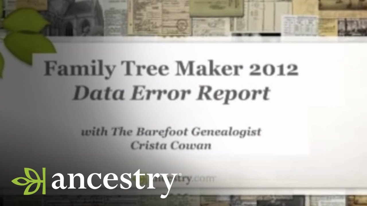 Family Tree Maker: Reports | Ancestry