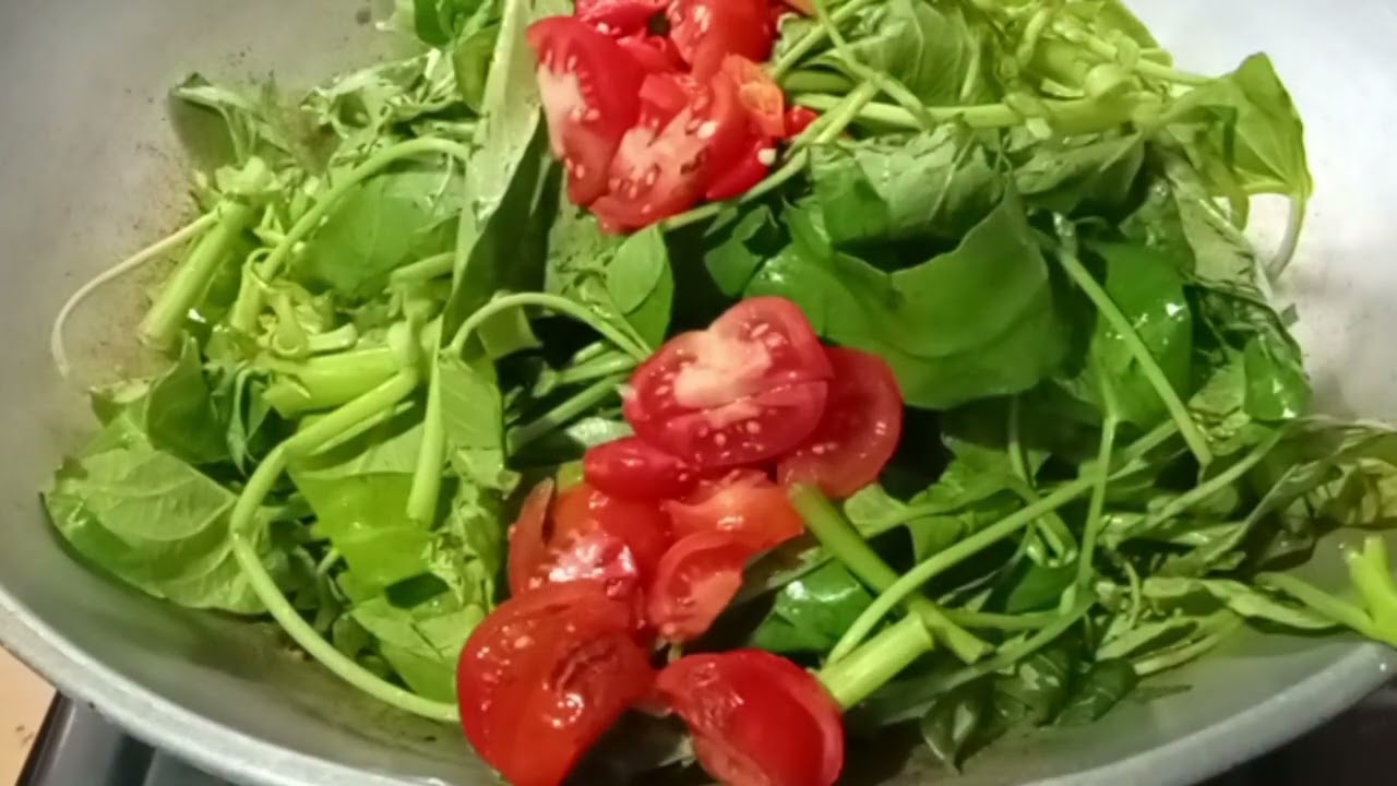 Tumis Kangkung Tahu ST