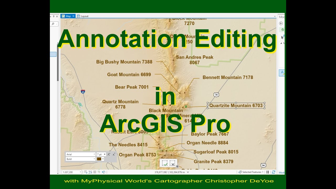 Edit Annotation Feature Classes in ArcGIS Pro