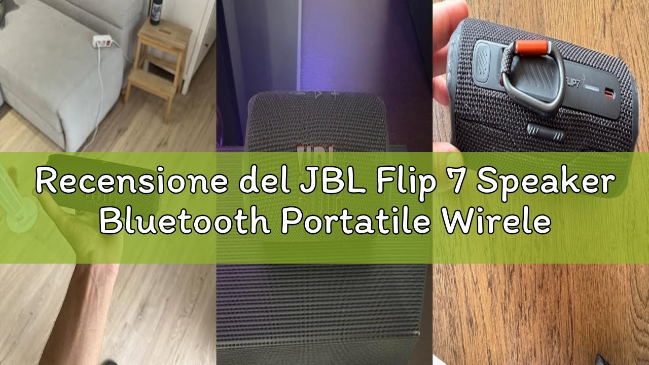 Recensione del JBL Flip 7 Speaker Bluetooth Portatile Wireless, 16 Ore di Autonomia, Impermeabile IP