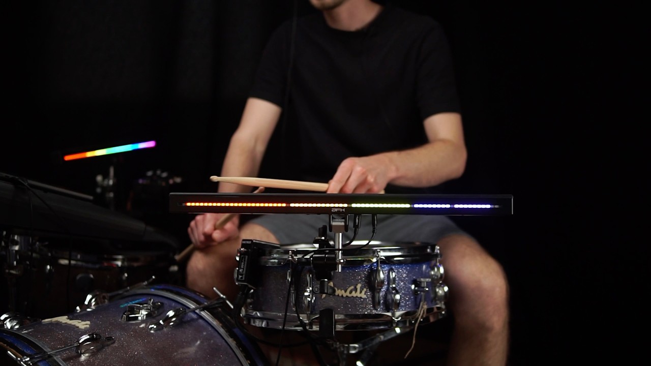 play hybrid with drumbeam (control reverb, one-shots & loops with your sticks)
