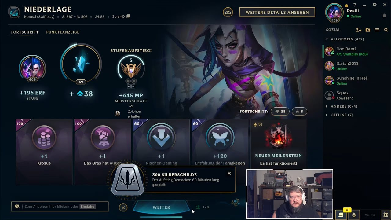 League of Legends | SWIFTPLAY | Jinx | S | w/friends | 17.02.2026 | 7