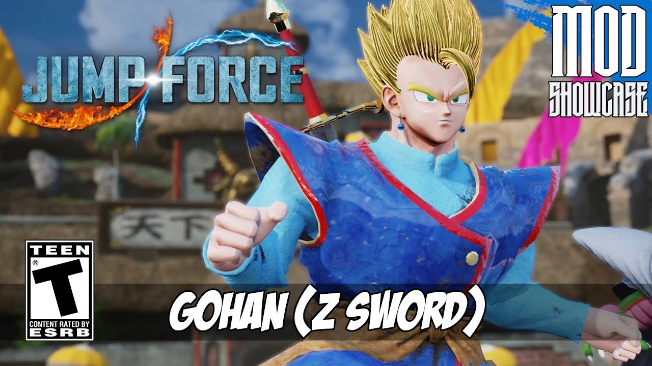 【JUMP FORCE MODS】 GOHAN (Z SWORD) [PC - HD]