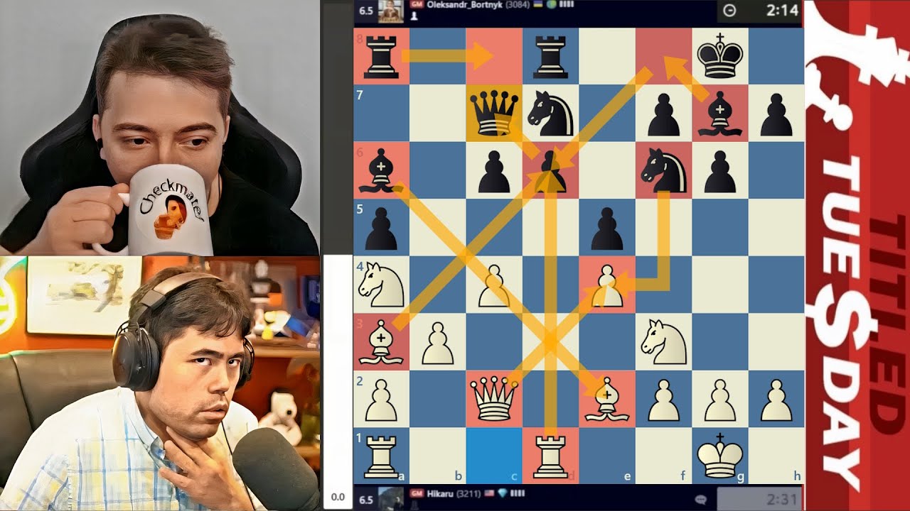 ЯПОНЧИК против ФАРТОВОГО!!! Хикару Накамура - Александр Бортник
