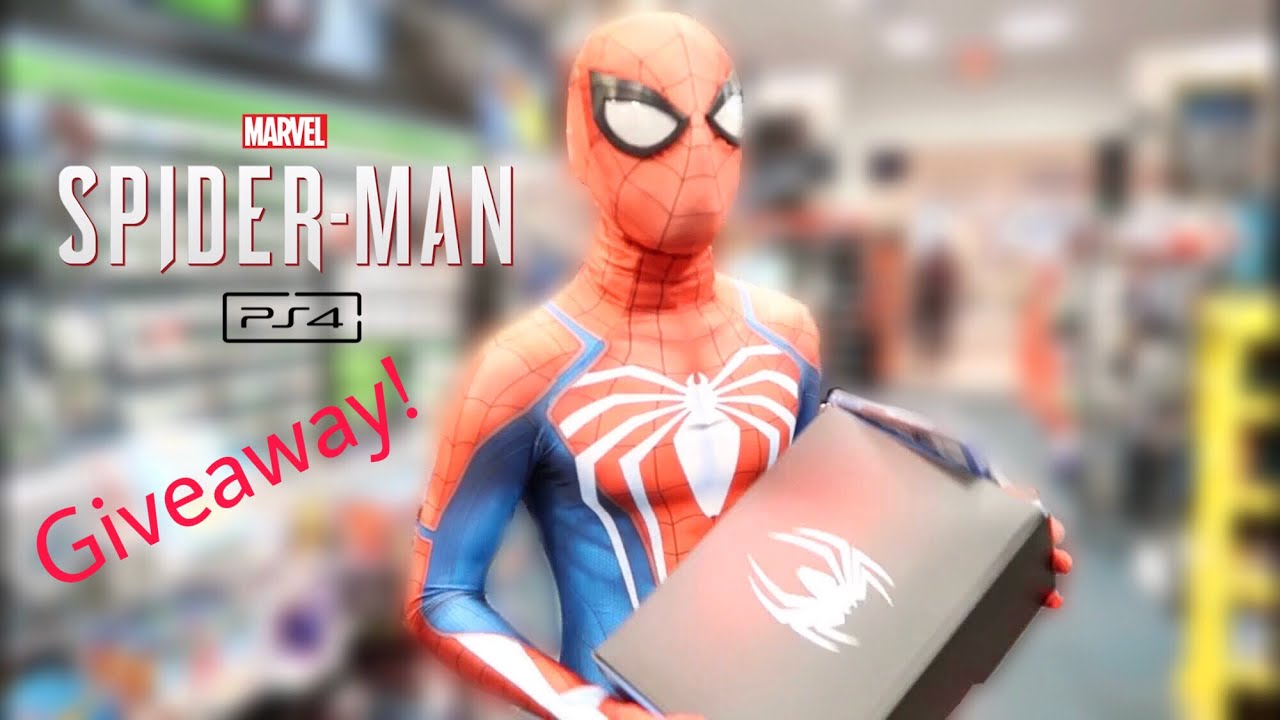 REAL SPIDER-MAN GETS HIS NEW PS4 GAME AND COLLECTORS BOX! (GIVEAWAY *CLOSED*)