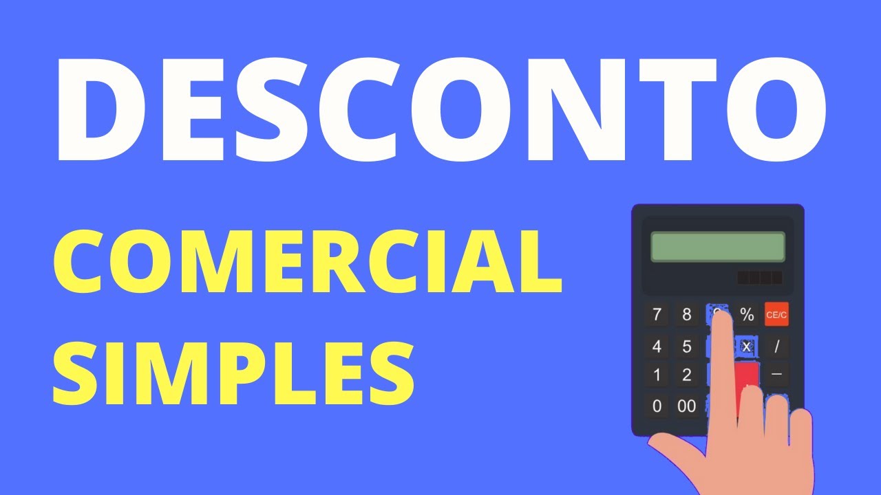 Como calcular DESCONTO COMERCIAL - R&aacute;pido e F&aacute;cil