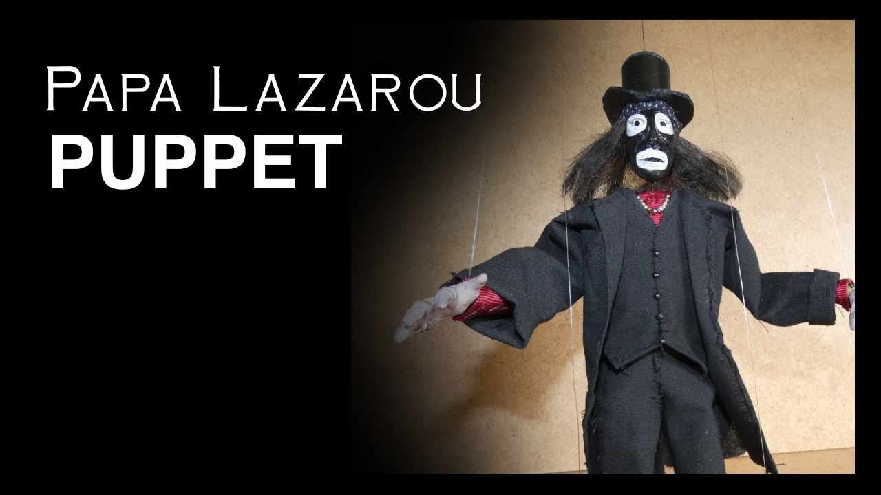 Making a Papa Lazarou String Puppet - The League Of Gentlemen