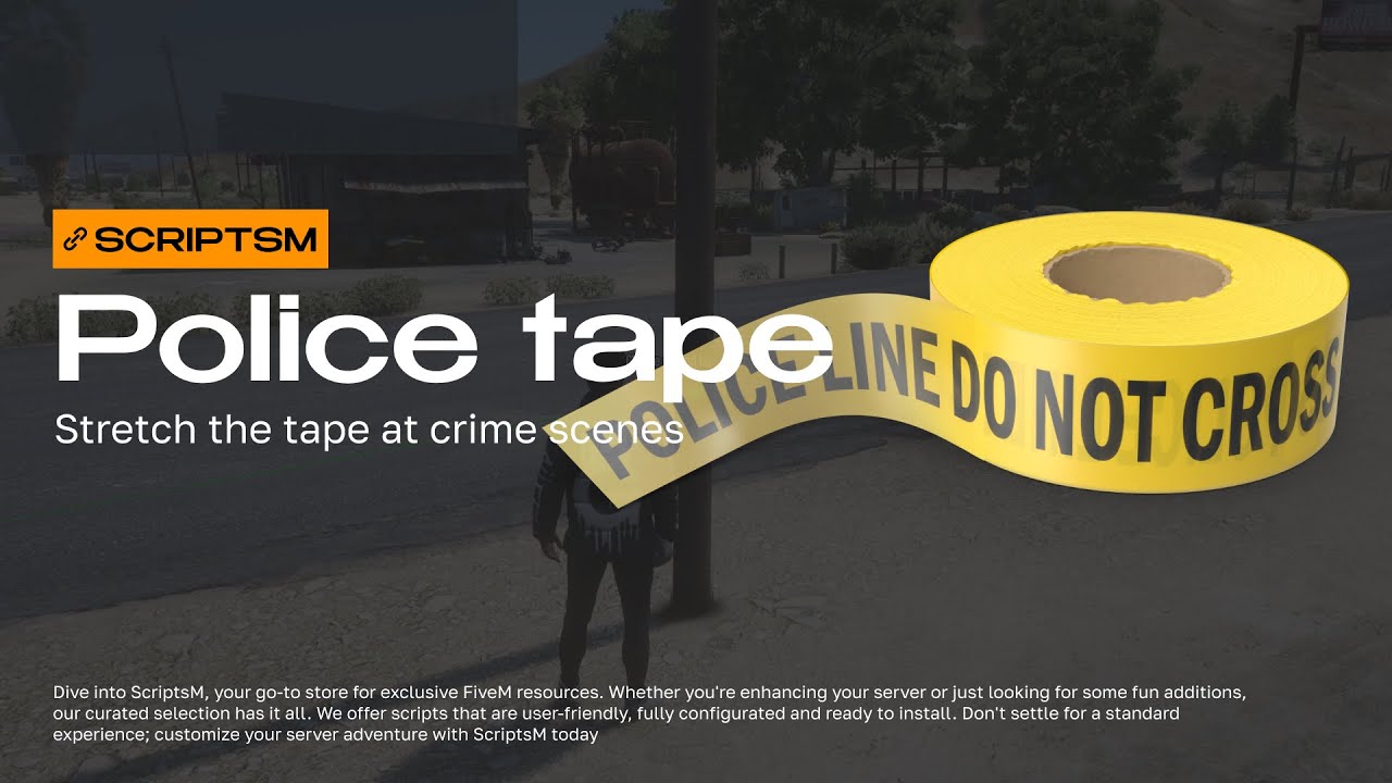Why choose ScriptsM Police Tape