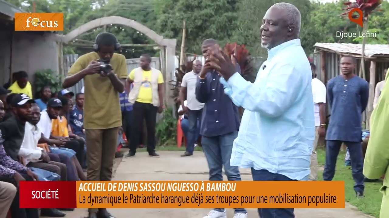 Le Patriarche galvanise ses troupes pour l'acceuil de Denis Sassou-Nguesso à Djoué Lefini. 