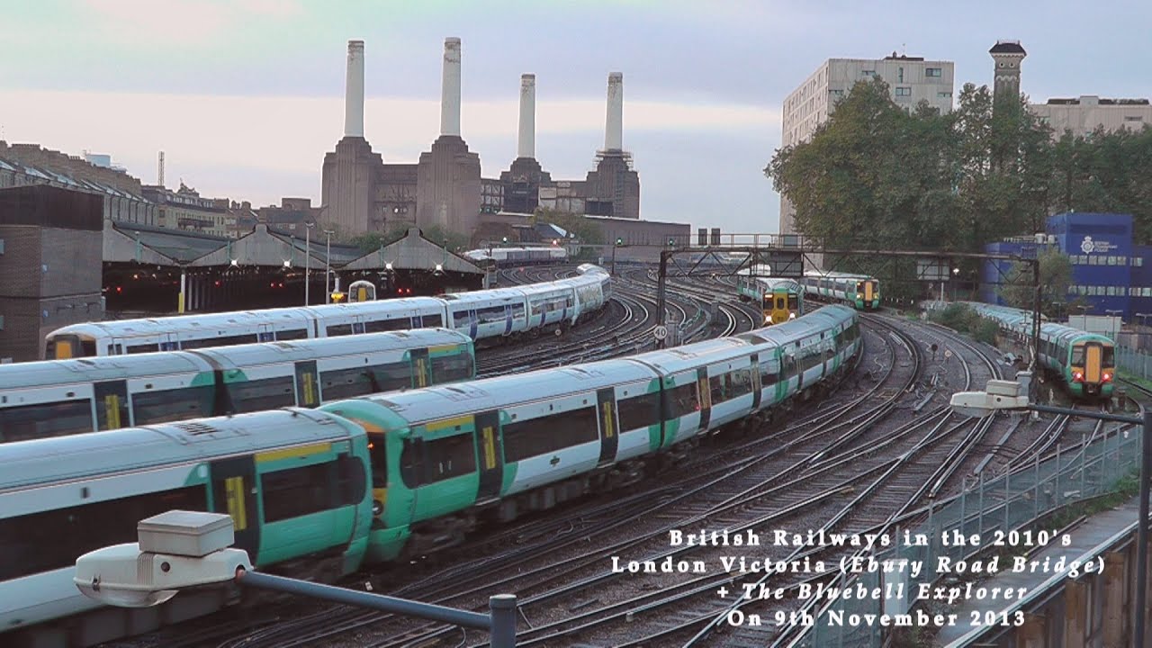 BR in the 2010s London Victoria (Ebury Road Bridge) on 9th November 2013