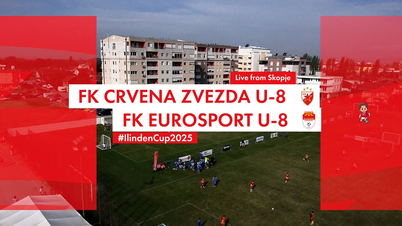FK CRVENA ZVEZDA (U-8) VS FK EUROSPORT (U-8) - (ILINDEN CUP 2025, SKOPJE, 13.09.2025.)