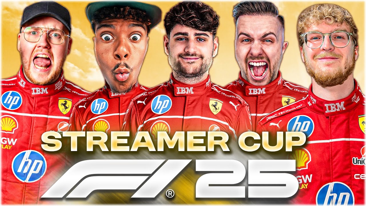 ⚡️STREAMER CUP mit ELI, ZARBEX, BROSKI, WILLY, NOOREAX und KROKO in F1 25