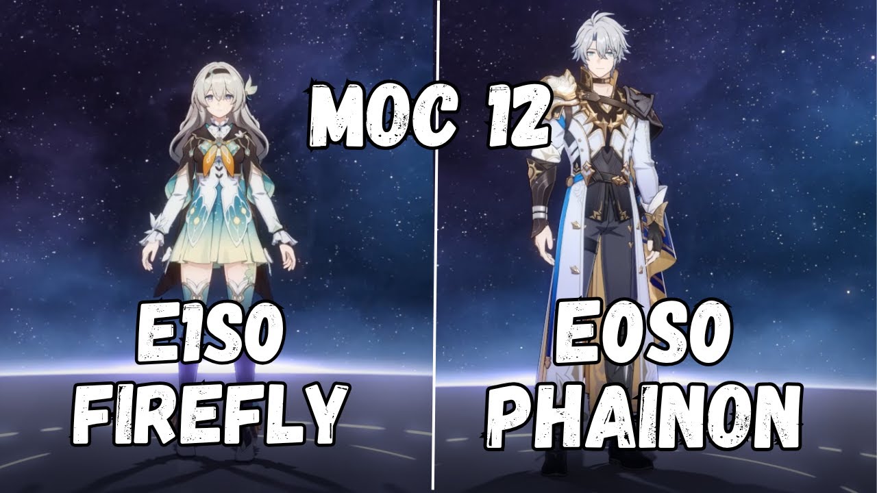 E1S0 Firefly Sustainless & E0S0 Phainon with Sustain | 3.4 MoC Floor 12 | Honkai Star Rail
