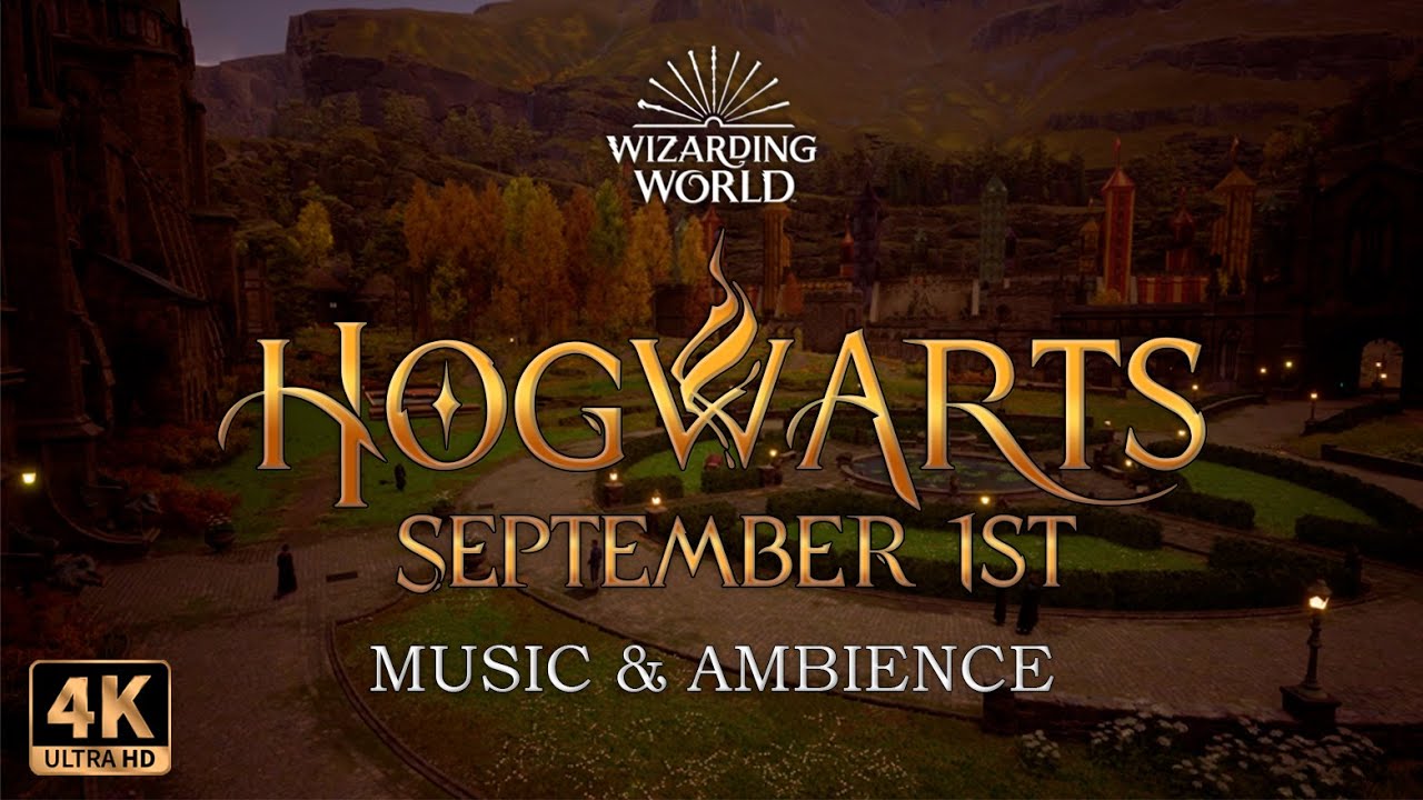 🦉📜 September 1st at Hogwarts | Cozy Magic & New Friendships | Harry Potter 4k Music and Ambience ✨🍂