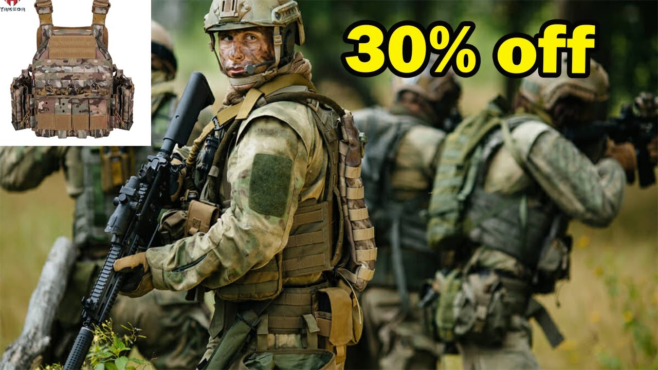YAKEDA 1000D Nylon Plate Carrier Tactical Vest for Airsoft Combat Accessories FOR YOU