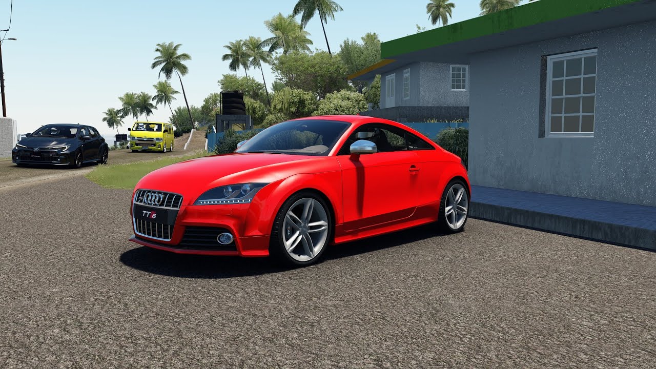 Union island slow drive Audi TTS coupe 2009