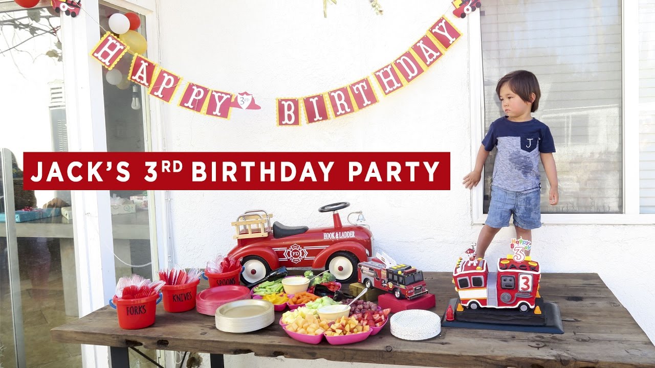 Jack's 3rd Birthday Party!