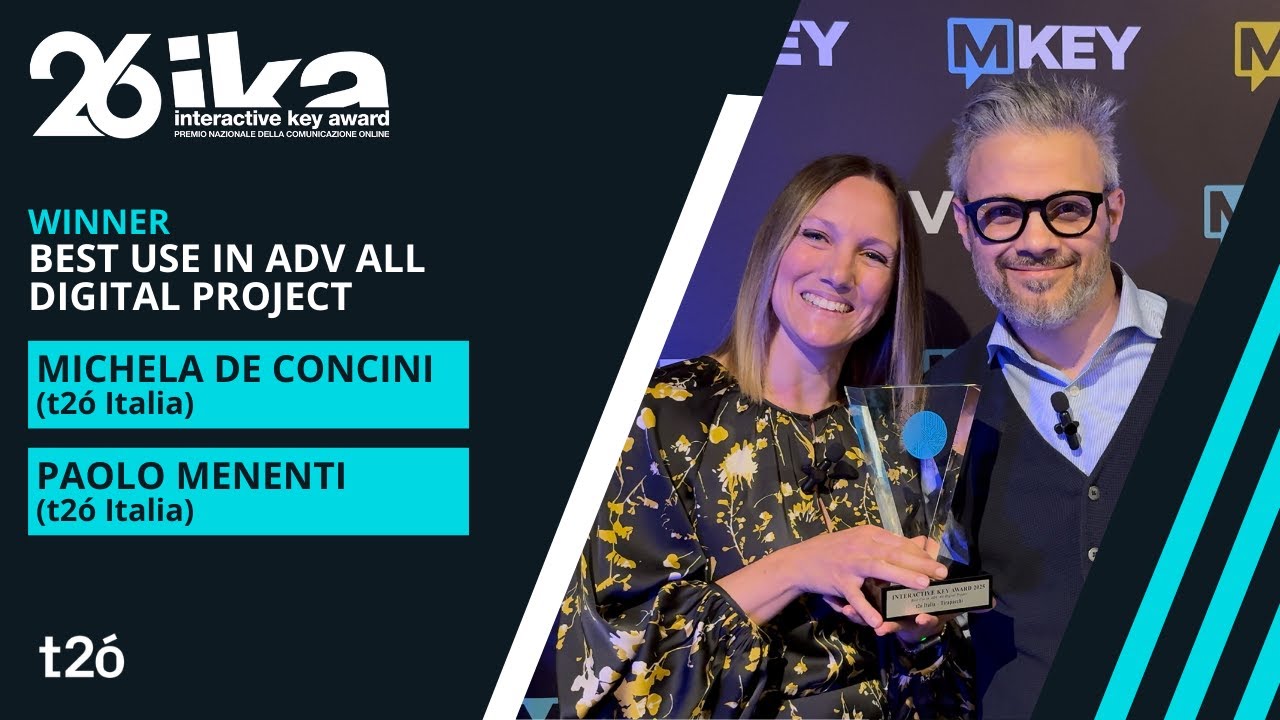 26&deg; Interactive Key Award - Winner 