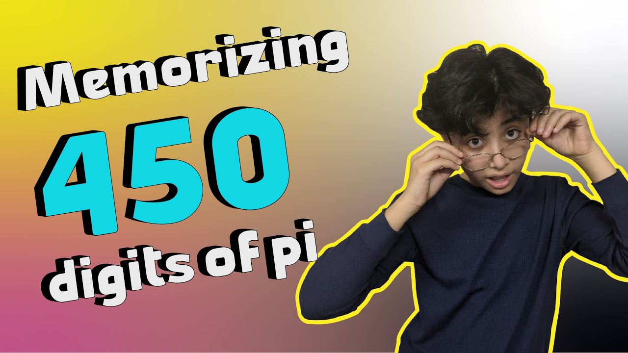 Memorizing 450 digits of pi