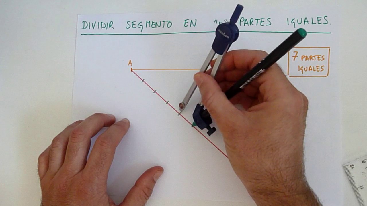 Aprendo - Dividir un segmento en 