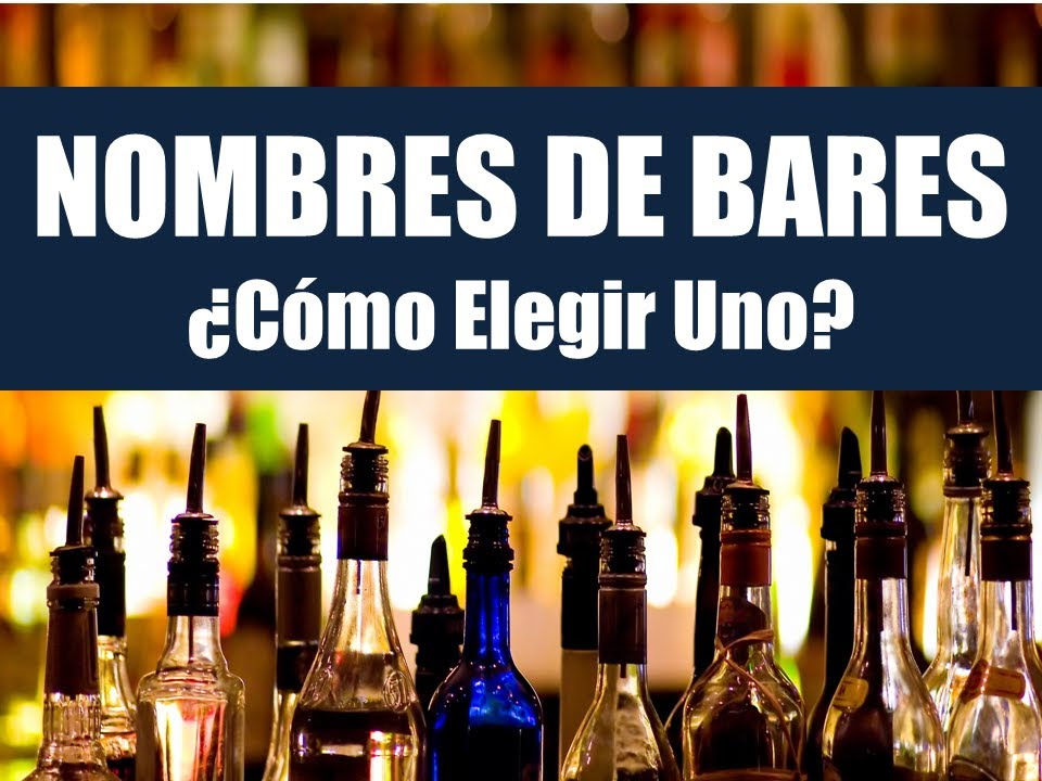 Como Elegir El Nombre Para Un Bar: Curso Online