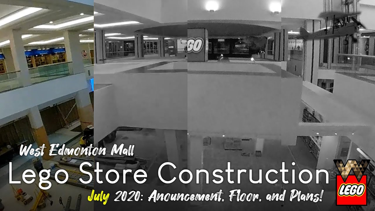 WEM Lego Store Construction Part 1: West Edmonton Mall is Getting a LEGO Store! - Best Edmonton Mall