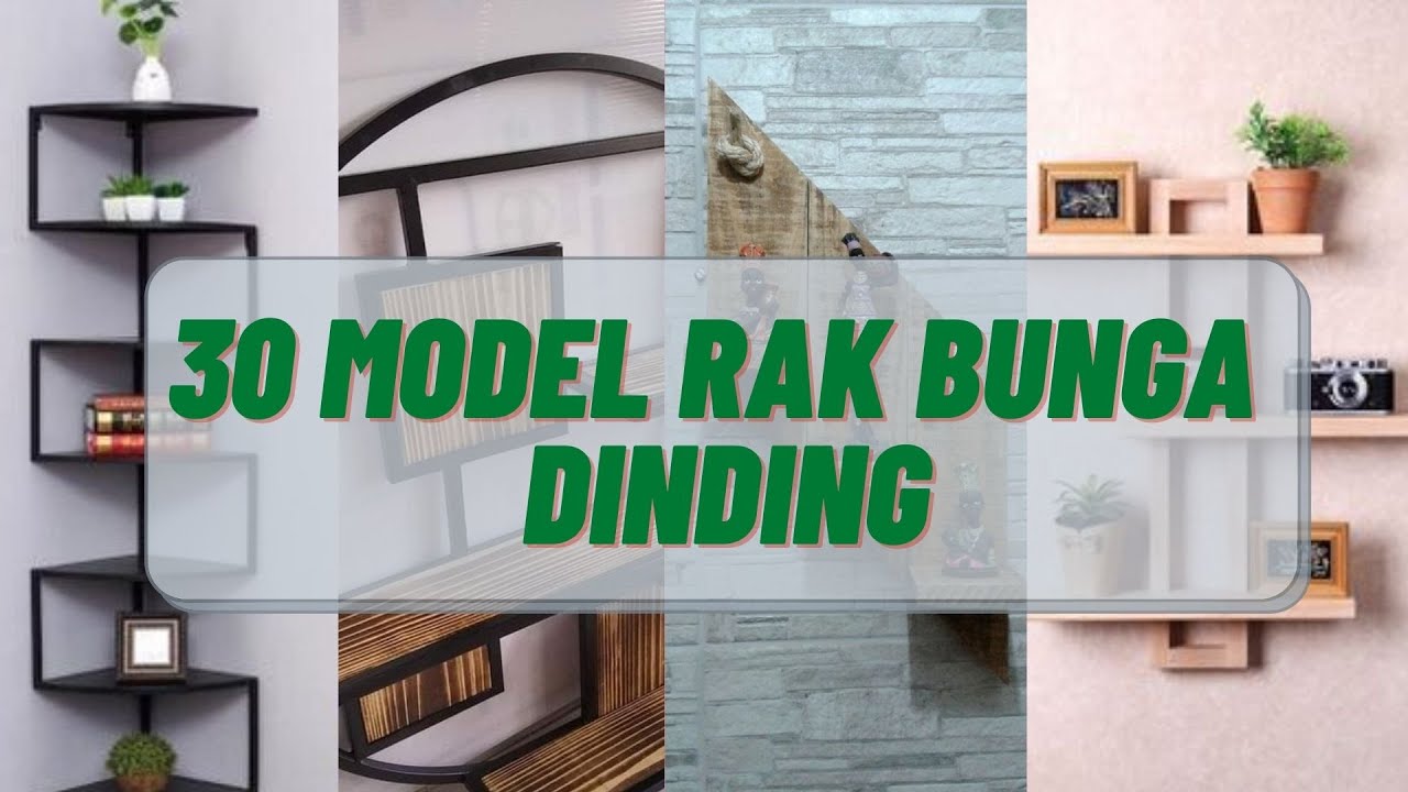 30 Model Rak Bunga Dinding Terbaru