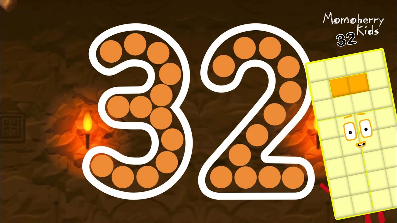 Numberblocks 32 Magic Run - Numberblocks Thirty Two Adventure | Number Counting Go Explore