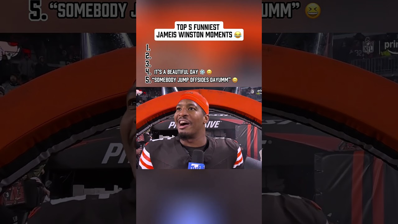 Top 5 Jameis Winston Moments 😂 #jameiswinston #nfl #nflfootball