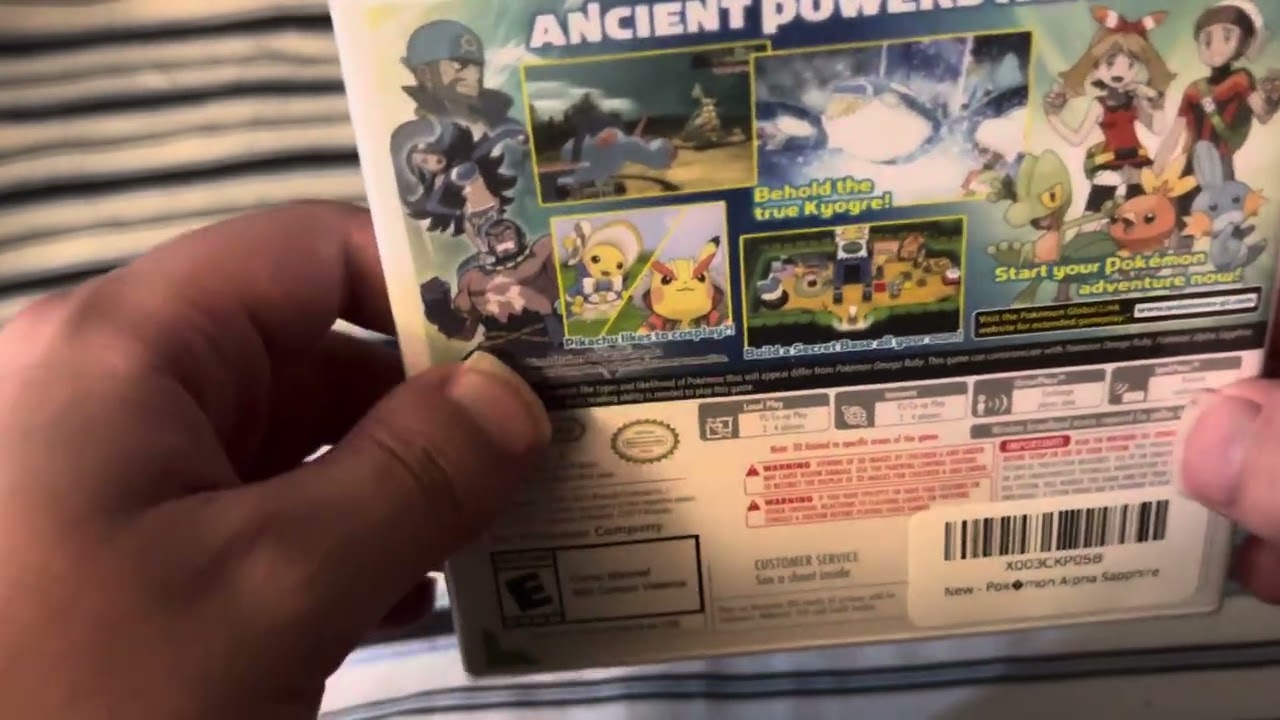 Pokemon alpha sapphire 3ds unboxing 