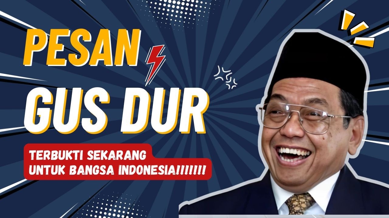 CERAMAH GUSDUR TERBUKTI SEKARANG