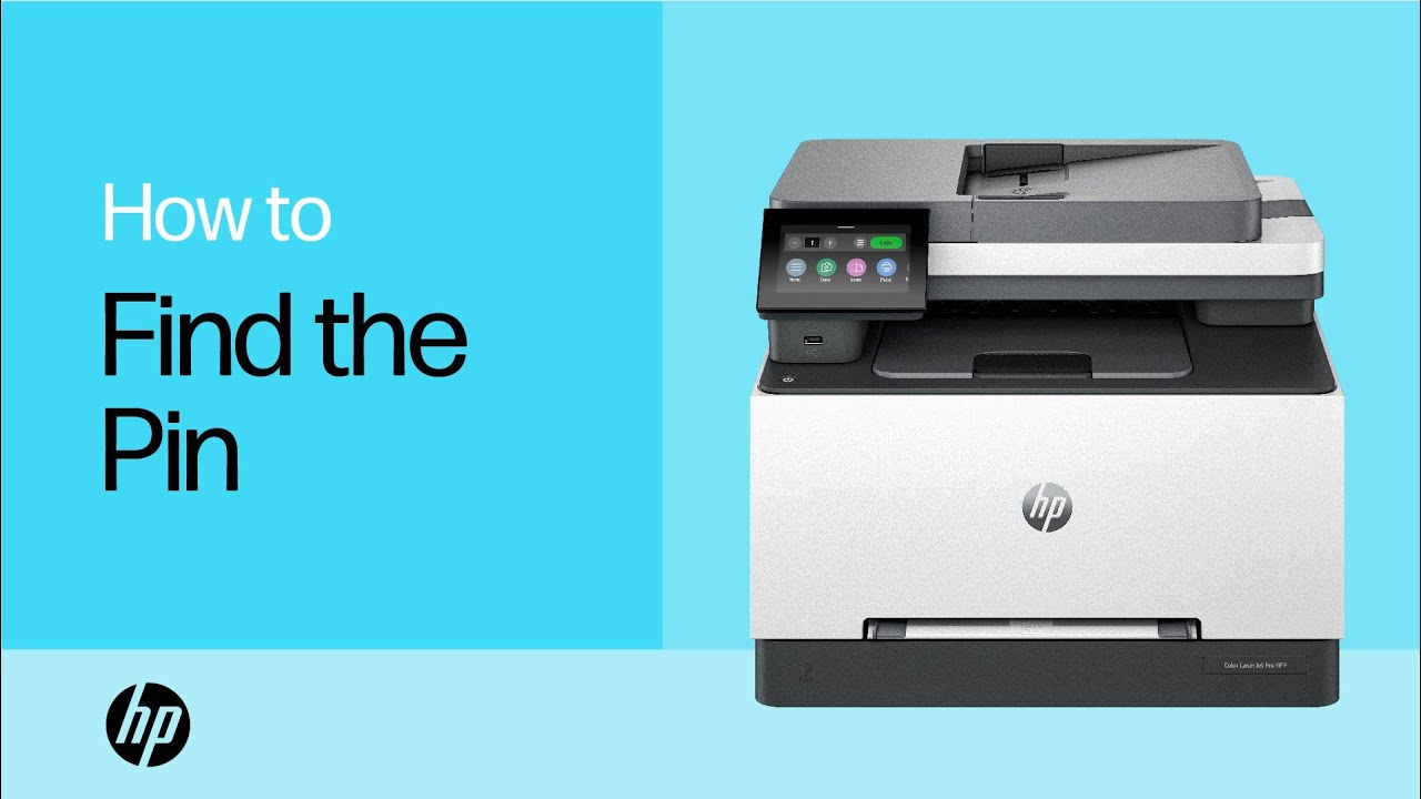 How to find the PIN | HP Color LJ Pro 3201-3204, 3288, MFP 3301-3304, 3388 printers | HP Support