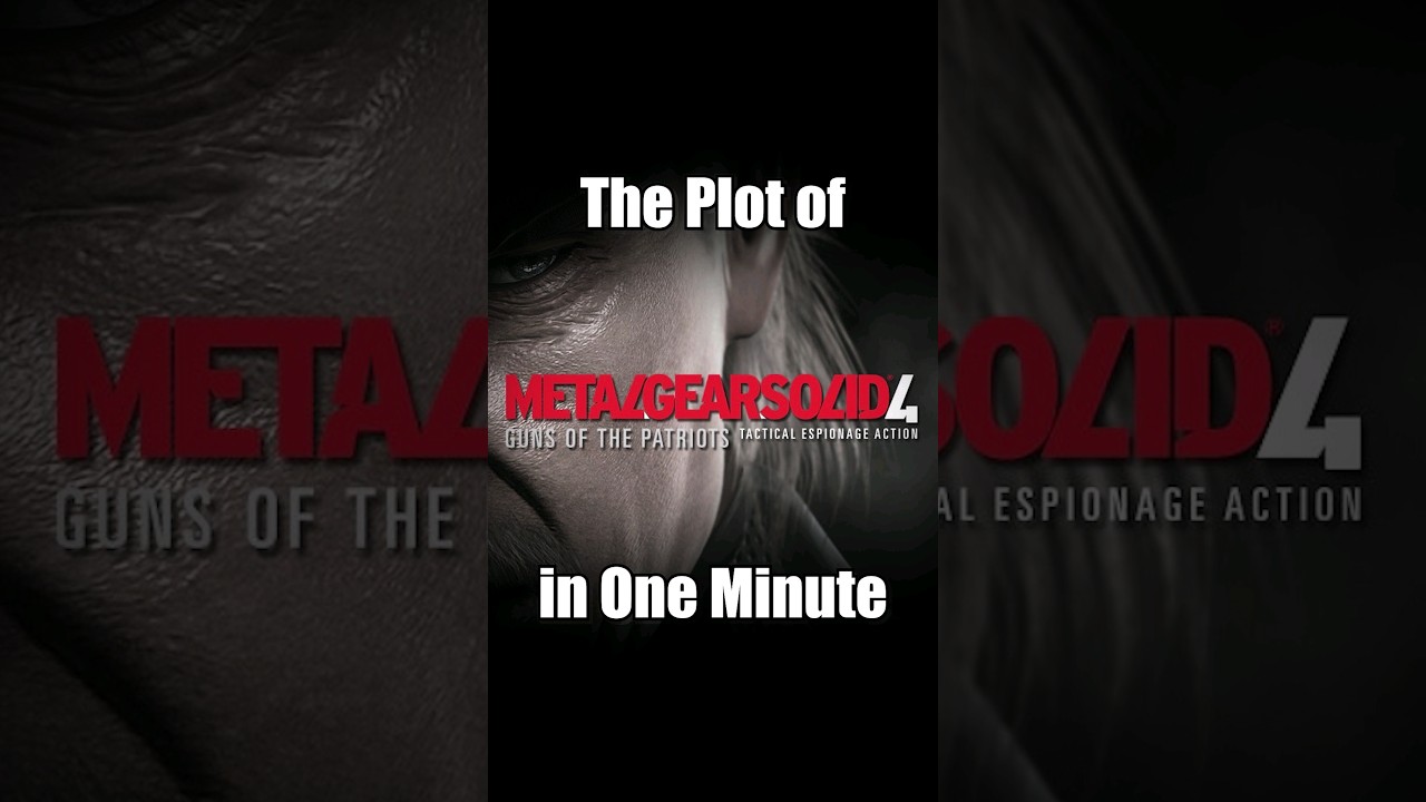 Сюжет &laquo;Metal Gear Solid 4: Guns of The Patriots&raquo; за одну минуту